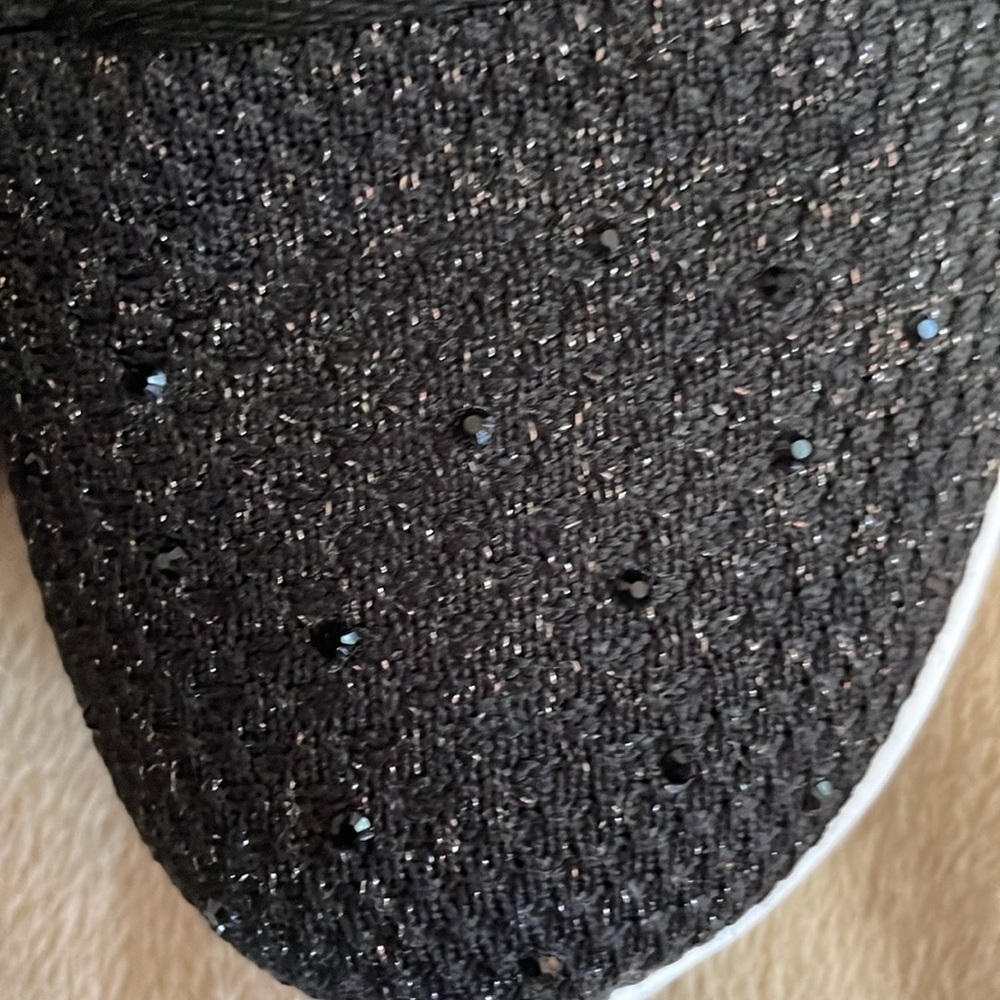 Skechers Air Cooled Memory Foam Women's Black Knit Sneakers - Picture 14 of 15